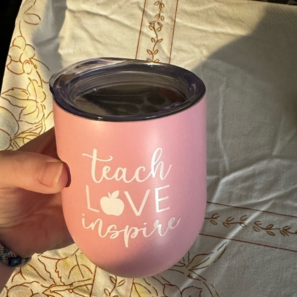 Teach love, inspire coffee mug